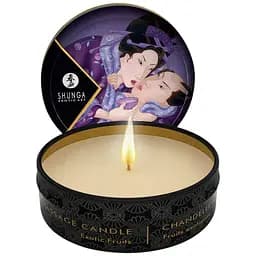 Масажна свічка Shunga Mini Massage Candle Exotic Fruits з афродизіаками 30 мл