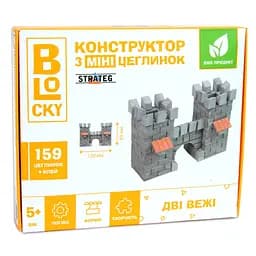 Будівельний набір для творчості з міні-цеглинок Дві вежі Strateg 31021 (4823113864545) shop (4823113864545)
