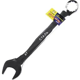 Ключ комбінований Сталь Cr-V дзеркальний 27 мм (106984)