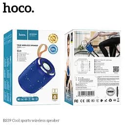 Портативна акустика Hoco Cool sports BS39 бездротова червона - мініатюра 5