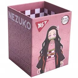 Стакан для письмового приладдя Yes Demon Slayer картон 8х8х10 см рожевий (708269) - мініатюра 2
