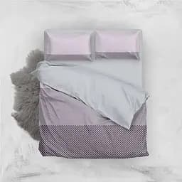 Комплект постільної білизни OldBro Grey purple, бязь Arabeska, сімейний 240×220 см