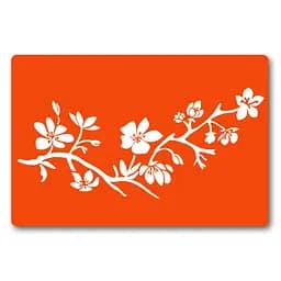 Трафарет для био-тату Цветы Fresh Tattoo fx094-24*34см, размер 24х34 см