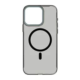 Противоударный чехол с MagSafe для Apple iPhone 15 Pro, Y23 MagSafe, черный, прозрачный, поддержка беспроводной зарядки, магнитная защитная панель из TPU и пластика, защита всего корпуса, защита камеры выступающей рамкой, ArmorStandart (ARM68331)