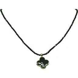 Золотое колье Tango с агатом и эмалью. 869315Е 40