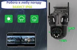 Вулична WiFi камера Besder 85  9Мп  3 об'єктиви Zoom 6-кратний  IcSee - мініатюра 5