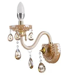 Бра Brille BCL-451W/1 настенное накладное хрустальное свеча классическое E14