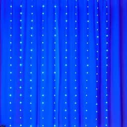 Гирлянда светодиодная от сети Штора Y-033B 19645 3х2 м 280 LED синяя