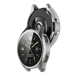 Захисний чохол Tamister для смартгодинника Xiaomi Watch 2 з плівкою сріблястий - мініатюра 7