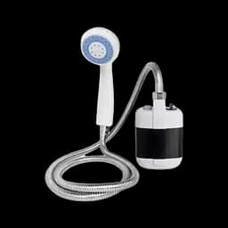 Портативний кемпінговий душ із помпою на акумуляторі