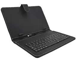 Чехол для планшета универсальный с клавиатурой Micro-USB 9.7-11" подставка Black (19003)