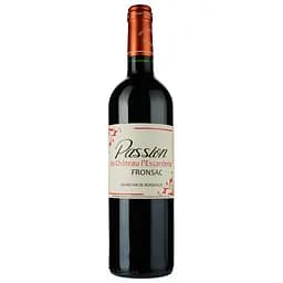 Вино Chateau l'Escarderie Passion AOP Fronsac 2018 красное сухое 0.75 л