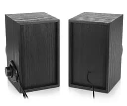 Комп'ютерні колонки 2.0 REAL-EL S200 USB Black - мініатюра 3