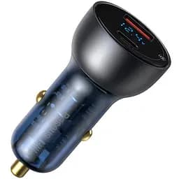 Автомобільний зарядний пристрій Baseus Particular PPS 1USB + Type-C 65W CCKX-C0G Dark Grey - мініатюра 2