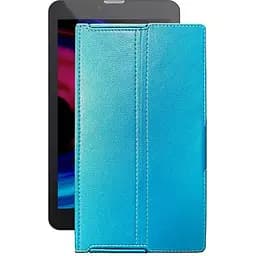Чохол StatusCASE з екошкіри для планшету Pixus Touch 7 3G Блакитний