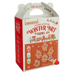 Печиво цукрове Delicia Карамельна насолода з ароматом Тоффі 210 г