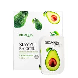 Ночная маска для лица Увлажняющая Bioaqua Siayzu Raioceu c авокадо и маслом ши