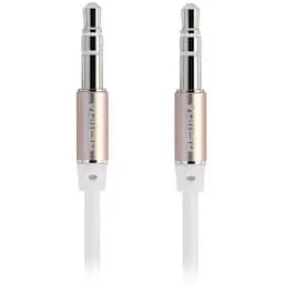Кабель AUX Remax RL-L200 2 м металлические штекеры белый