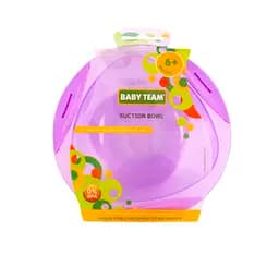 Тарілка на присосці Baby Team, 280 мл, фіолетовий (6004_фиолетовый) - мініатюра 2