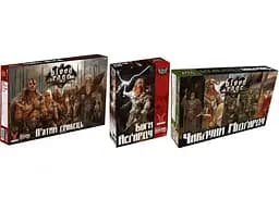 Настольная игра Geekach Games Набор дополнений к игре Кровь и Ярость: Пятый игрок + Боги Асгарда + Колдуны Мидгарда (укр.) (GKCH152BR+2)