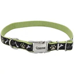 Нашийник для собак Coastal Pet Attire Ribbon коричневі лапки 2,5 см x 65 см
