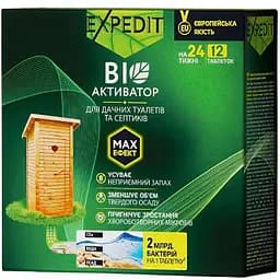 Биоактиватор для дачных туалетов и септиков Expedit таблетки 12 шт.