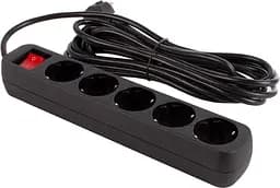 Сетевой фильтр olorWay 5 розеток/5M Black (CW-PSEA55BK)