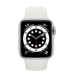 Смарт-годинник Apple Watch Series 6 GPS 44mm Silver Aluminum Case with White Sport Band [M00D3] [50381] - мініатюра 2
