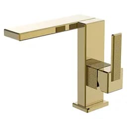 Смеситель для умывальника Imprese Deira шампань ZMK112009010 Золотой