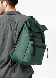 Чоловік рюкзак Sambag RollTop LTTm зелений 43 х 31 х 14 см (24238007m) - мініатюра 4