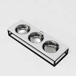 Hollky Base Bar — три миски на підставці (3 × 0,45 л) - мініатюра 3