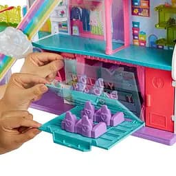 Ігровий набір Polly Pocket Sweet Adventures Rainbow Веселковий торгівельний центр (HHX78) - мініатюра 12