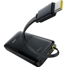 Зовнішній акумулятор Baseus Bipow 2 10000mAh 20W Black (P10077101113-00) [132867] - мініатюра 5