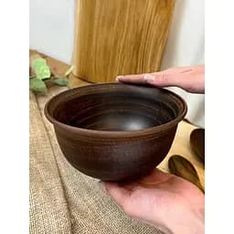 Миска висока керамічна (глиняна) Гладка 1 л