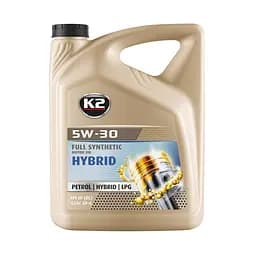 Моторное масло K2 Full Synthetic Motor Oil Hybrid 5W-30 5л(O1555E)