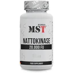 Ферментований екстракт соєвих бобів MST Nattokinase, 90 капсул для підтримки серцево-судинної системи