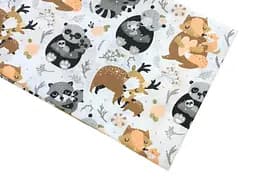 Хлопковая пеленка Moontime 100х80см "Панды"