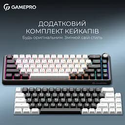 Клавіатура бездротова GamePro Asgard Valhalla MK210W Pro White - мініатюра 7