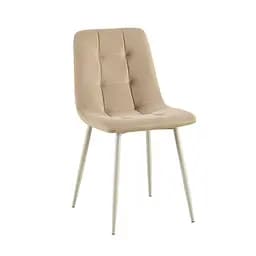 Стілець TED Grey Beige Velvet