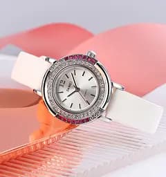 Годинник наручний жіночий 1855SIWT Silver-White Skmei acs0030534 - мініатюра 4