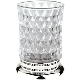 Склянка для зубних щіток Kugu Versace Freestand Glass 850C хром