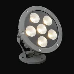 Круглий Світильник Brille для саду AS-15 6*7W WW IP65 GY - мініатюра 6
