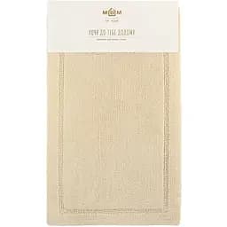 Килимок для ванної кімнати МВМ My Home Лиман 80х50 см бежевий (BM-02 S BEIGE)