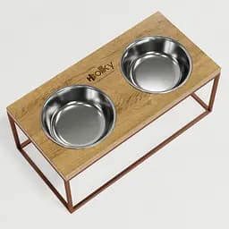 Hollky Base XL20 — миски на підставці для великих собак (2 × 1,8 л) - мініатюра 8