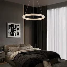 Неймовірна кришталева підвісна люстра Ø 43 см | Line F | Арт. MD9105R-400 CH