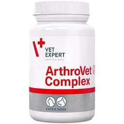 Нутрицевтична добавка Vet Expert ArthroVet Complex для підтримання здоров’я фукції хрящів і суглобів у котів і собак 60 таблеток