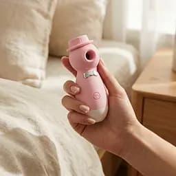 Вібратор вакуумний кліторальний Lilo USB медичний силікон 10,6x3,89 см Рожевий