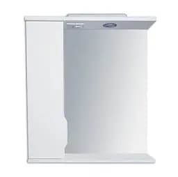 Дзеркало для ванної ПіК Альба Z-1 ліве з шафкою 55 см 30412