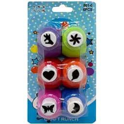 Набор фигурных дыроколов Leader 315298 в наборе 6 штук