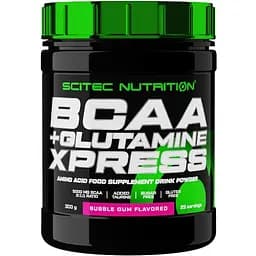 Амінокислота Scitec Nutrition BCAA+Glutamine Xpress Bubble gum 300 г